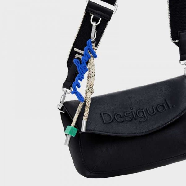 Desigual - Sac bandoulière noir avec... Desigual - Sac bandoulière noir avec...