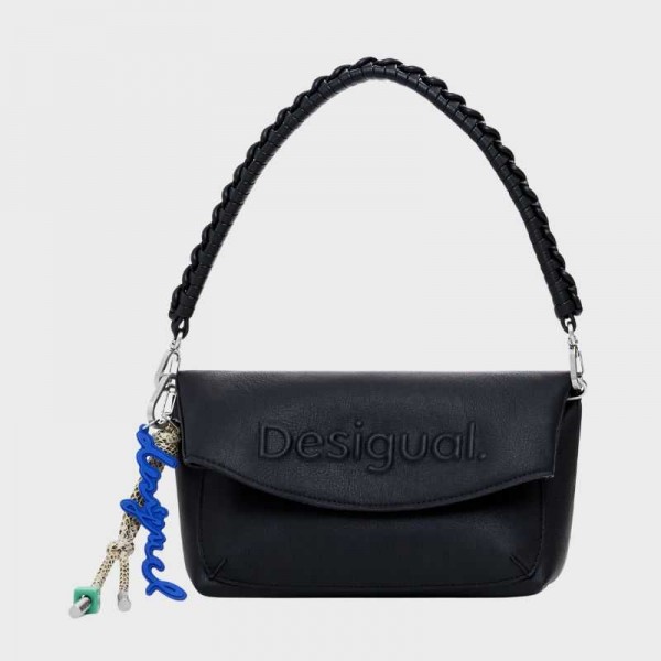 Desigual - Sac bandoulière noir avec... Desigual - Sac bandoulière noir avec...