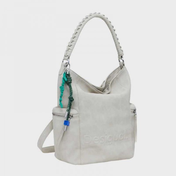 Desigual - Sac à dos gris 2en1 25wakp30 Desigual - Sac à dos gris 2en1 25wakp30