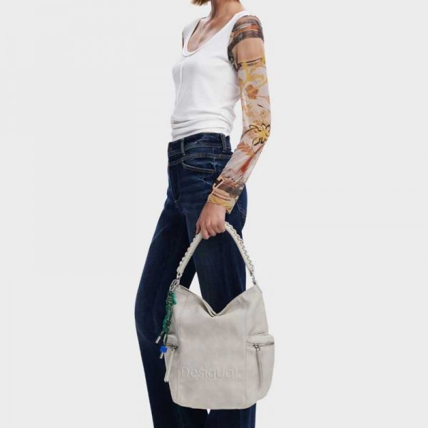 Desigual - Sac à dos gris 2en1 25wakp30 Desigual - Sac à dos gris 2en1 25wakp30