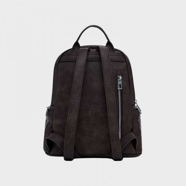 Desigual - Sac à dos marron à clous... Desigual - Sac à dos marron à clous...