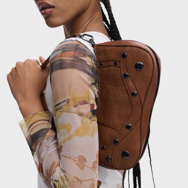 Desigual - Sac bandoulière marron... Desigual - Sac bandoulière marron...