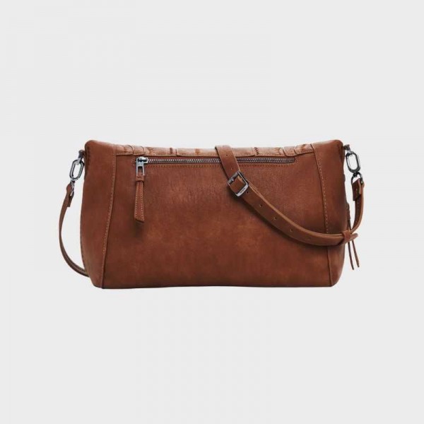 Desigual - Sac à main marron clouté... Desigual - Sac à main marron clouté...