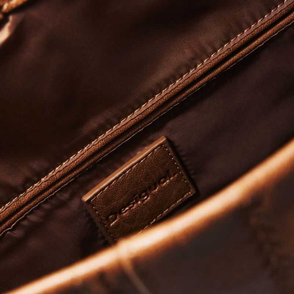Desigual - Sac à main marron clouté... Desigual - Sac à main marron clouté...