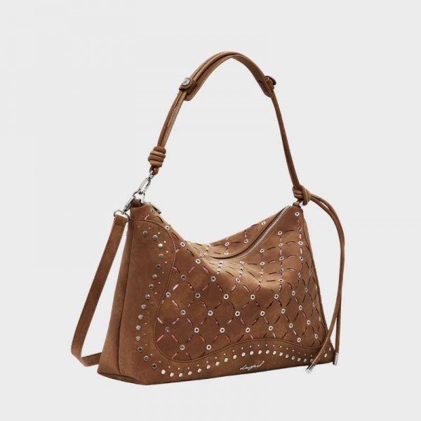 Desigual - Sac porté épaule marron... Desigual - Sac porté épaule marron...