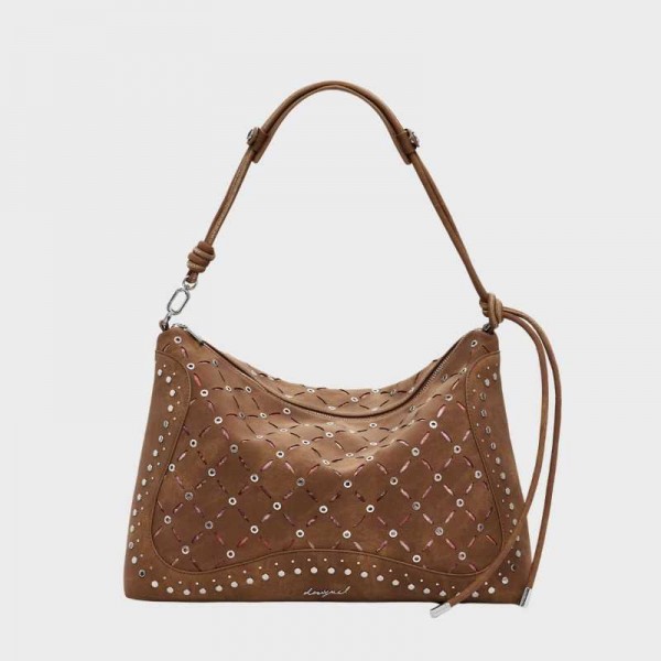 Desigual - Sac porté épaule marron... Desigual - Sac porté épaule marron...