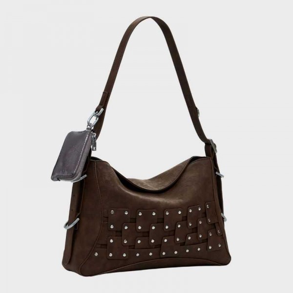 Desigual - Sac porté épaule marron... Desigual - Sac porté épaule marron...