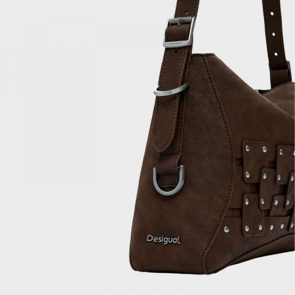 Desigual - Sac porté épaule marron... Desigual - Sac porté épaule marron...