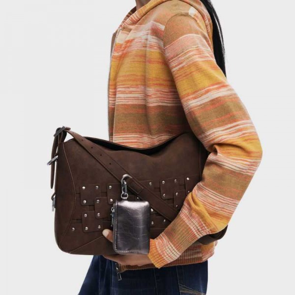 Desigual - Sac porté épaule marron... Desigual - Sac porté épaule marron...