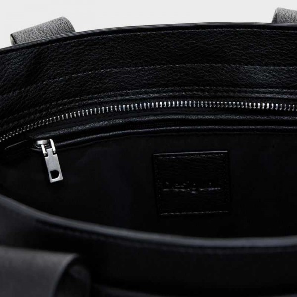 Desigual - Sac cabas noir écriture... Desigual - Sac cabas noir écriture...