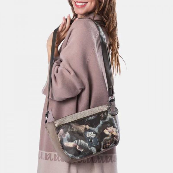 Anekke - Sac bandoulière ovale Real...