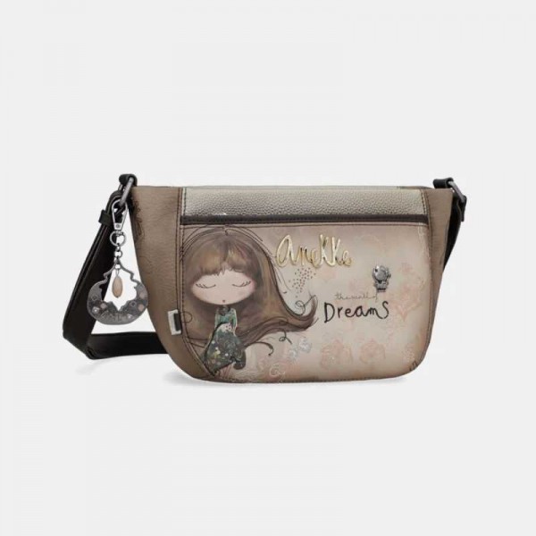 Anekke - Sac bandoulière ovale Real...