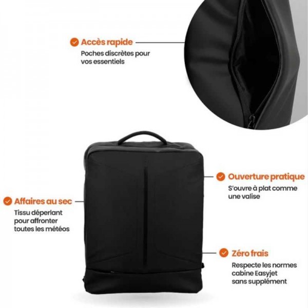 Jump - Sac à dos cabine 45x35x20cm...