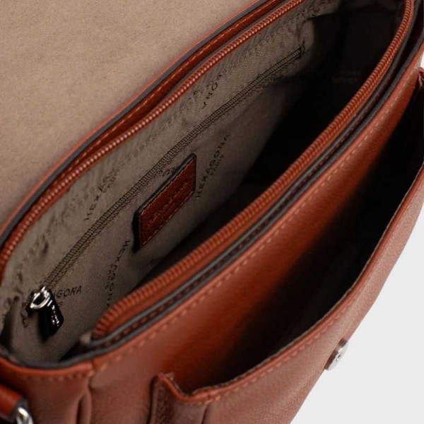 Hexagona - Sac bandoulière en cuir...