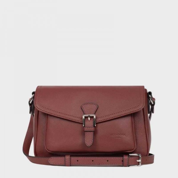 Hexagona - Sac bandoulière en cuir...