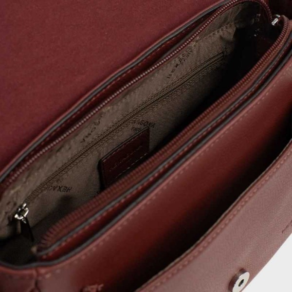 Hexagona - Sac bandoulière en cuir...