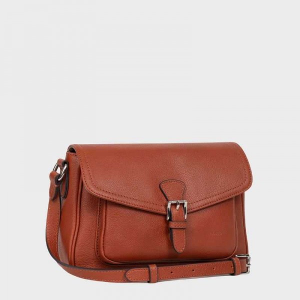 Hexagona - Sac bandoulière en cuir...