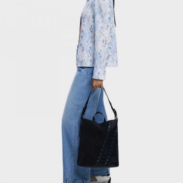 Desigual - Sac à dos noir détail...