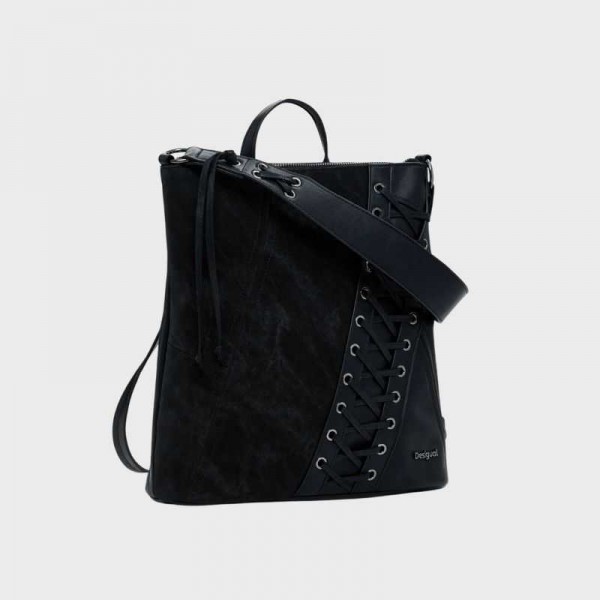 Desigual - Sac à dos noir détail...