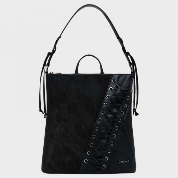 Desigual - Sac à dos noir détail...