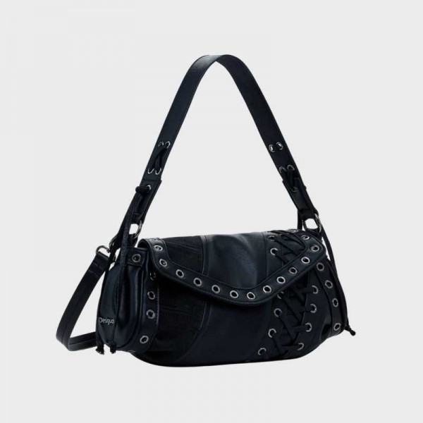Desigual - Sac bandoulière noir...