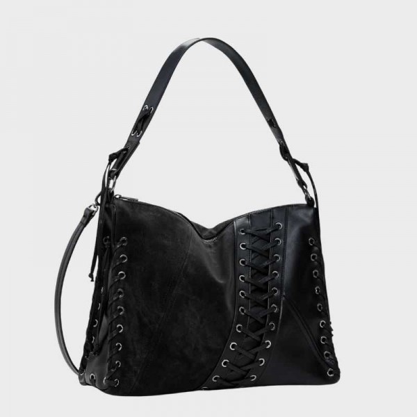 Desigual - Sac porté épaule noir...