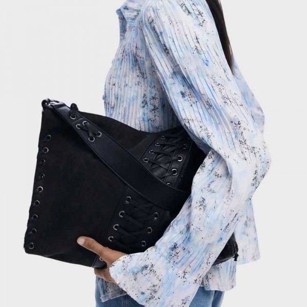 Desigual - Sac porté épaule noir...