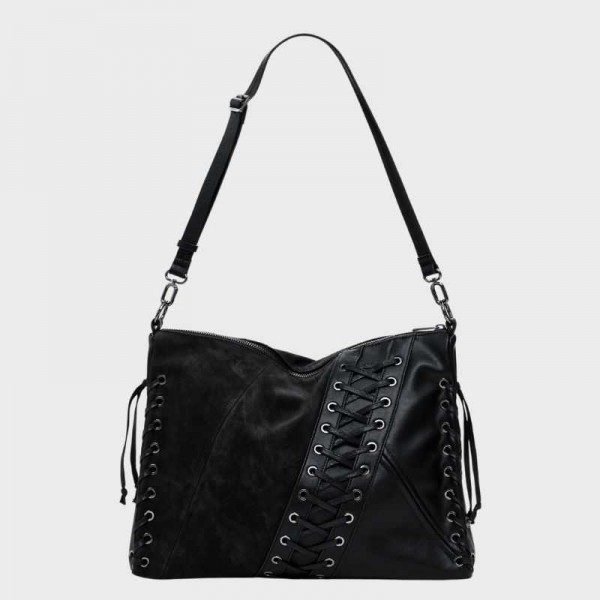 Desigual - Sac porté épaule noir...