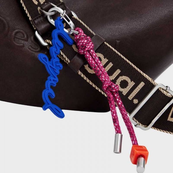 Desigual - Sac porté épaule marron...