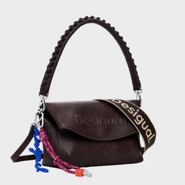Desigual - Sac bandoulière marron...
