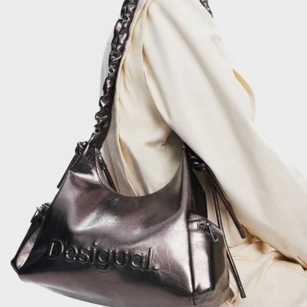 Desigual - Sac à main métallisé 25waxpas
