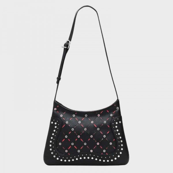 Desigual - Sac bandoulière noir...