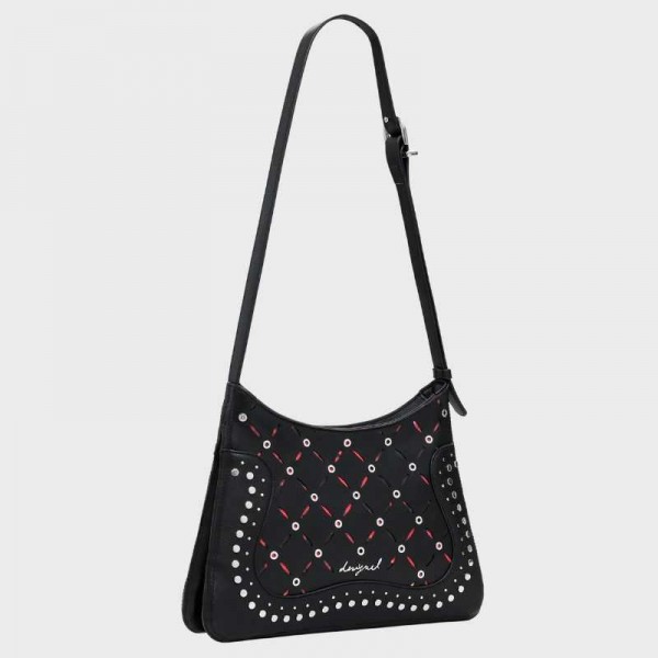 Desigual - Sac bandoulière noir...