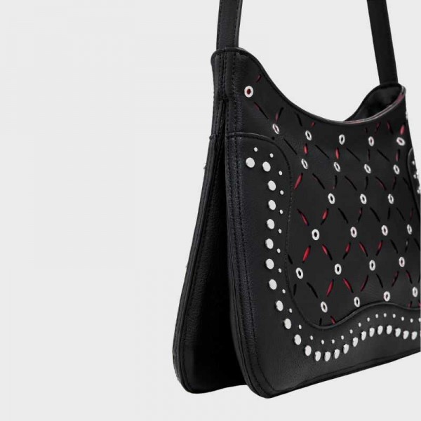 Desigual - Sac bandoulière noir...