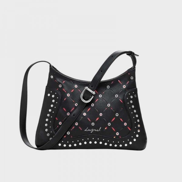 Desigual - Sac bandoulière noir...