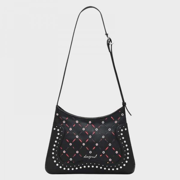 Desigual - Sac bandoulière noir...