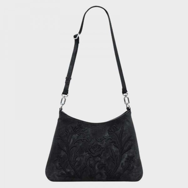 Desigual - Sac porté épaule noir à...