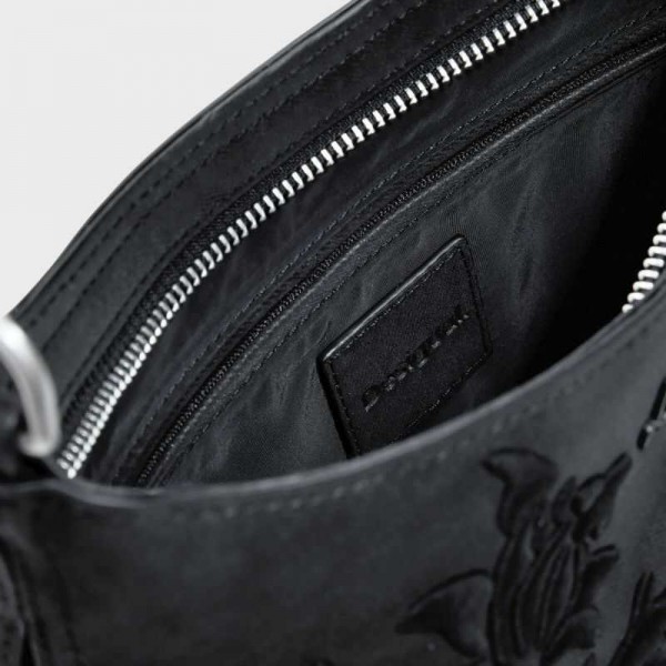 Desigual - Sac porté épaule noir à...