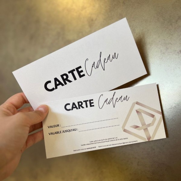 Carte cadeau Pecari - Montant au choix