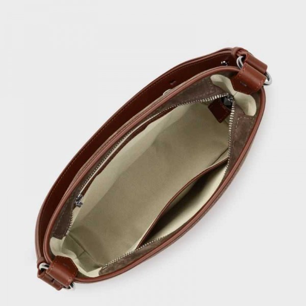 Lancaster - Sac seau en cuir suède...