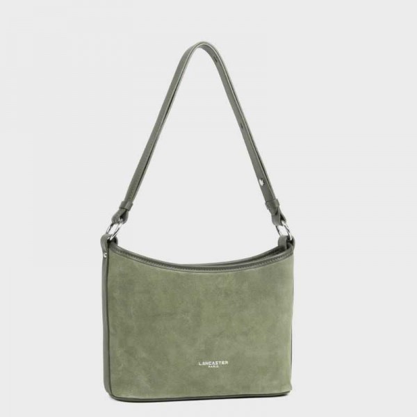 Lancaster - Sac seau en cuir suède...