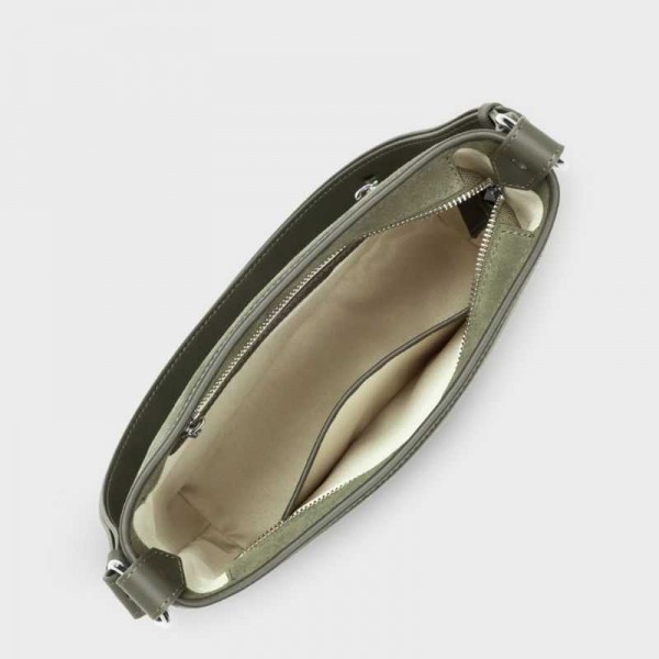 Lancaster - Sac seau en cuir suède...