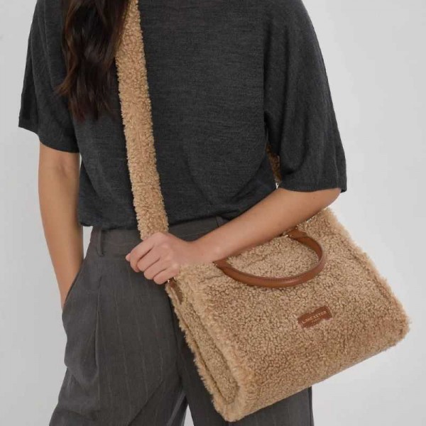 Lancaster - Sac à main moumoute 518-055