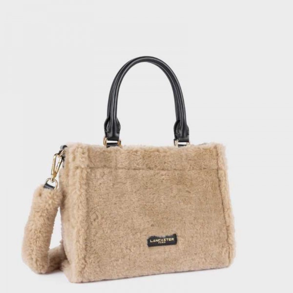 Lancaster - Sac à main moumoute 518-055