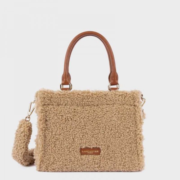 Lancaster - Sac à main moumoute 518-055