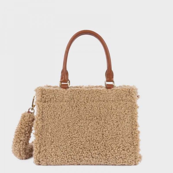 Lancaster - Sac à main moumoute 518-055