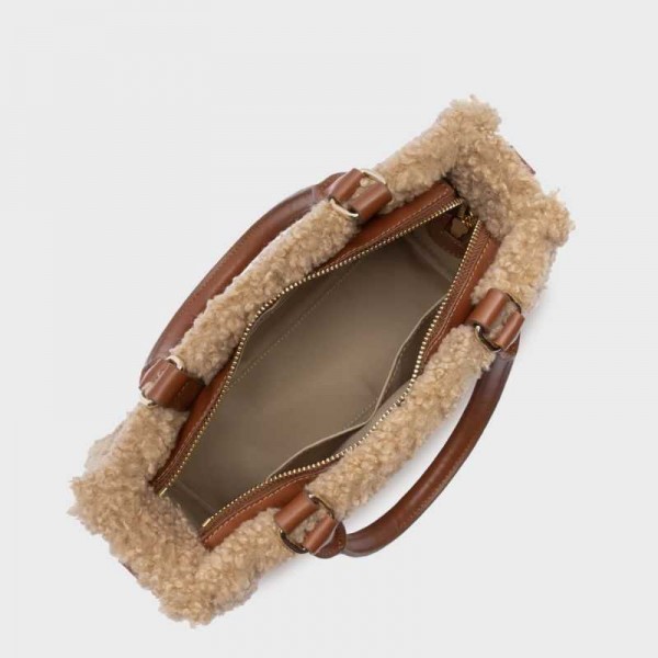 Lancaster - Sac à main moumoute 518-055