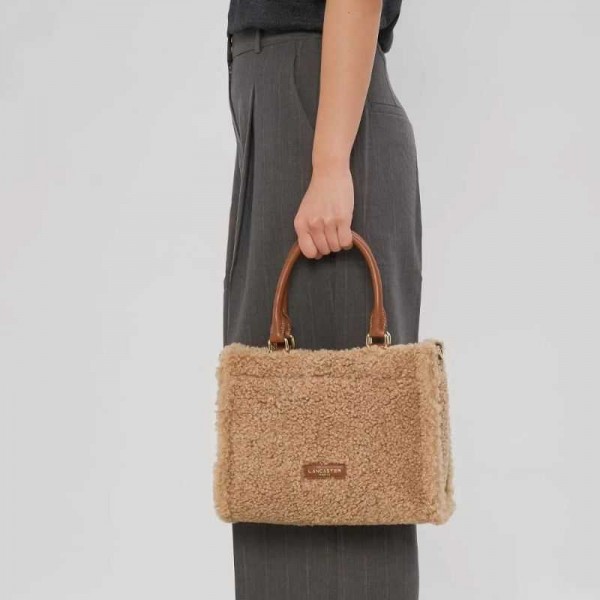 Lancaster - Sac à main moumoute 518-055