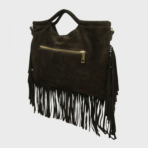 Anais - Sac à main clouté en croûte...