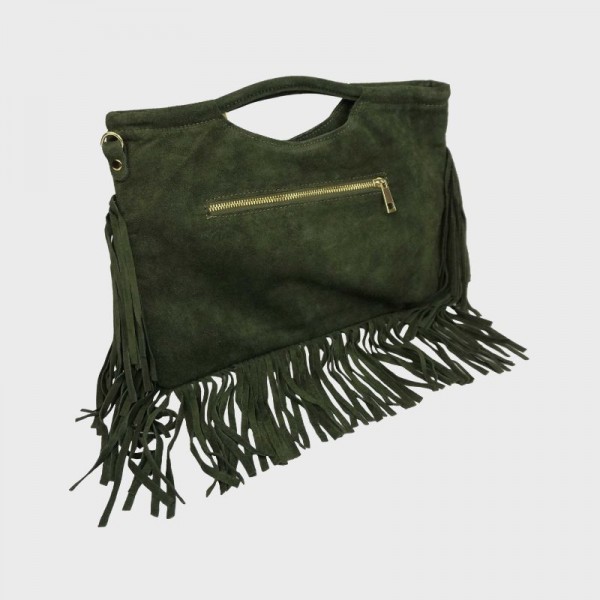 Anais - Sac à main clouté en croûte...